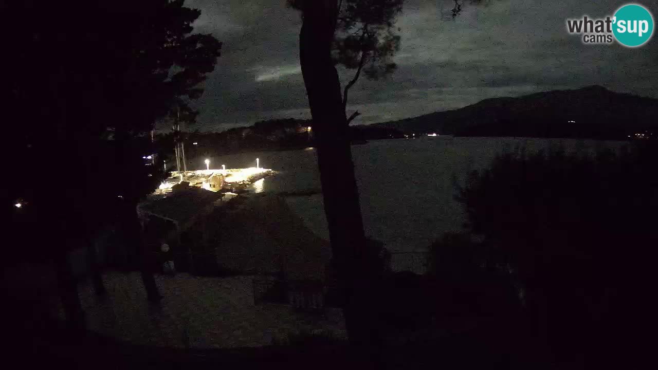 Webcam live Lumbarda – Plage Prvi Žal – Korčula