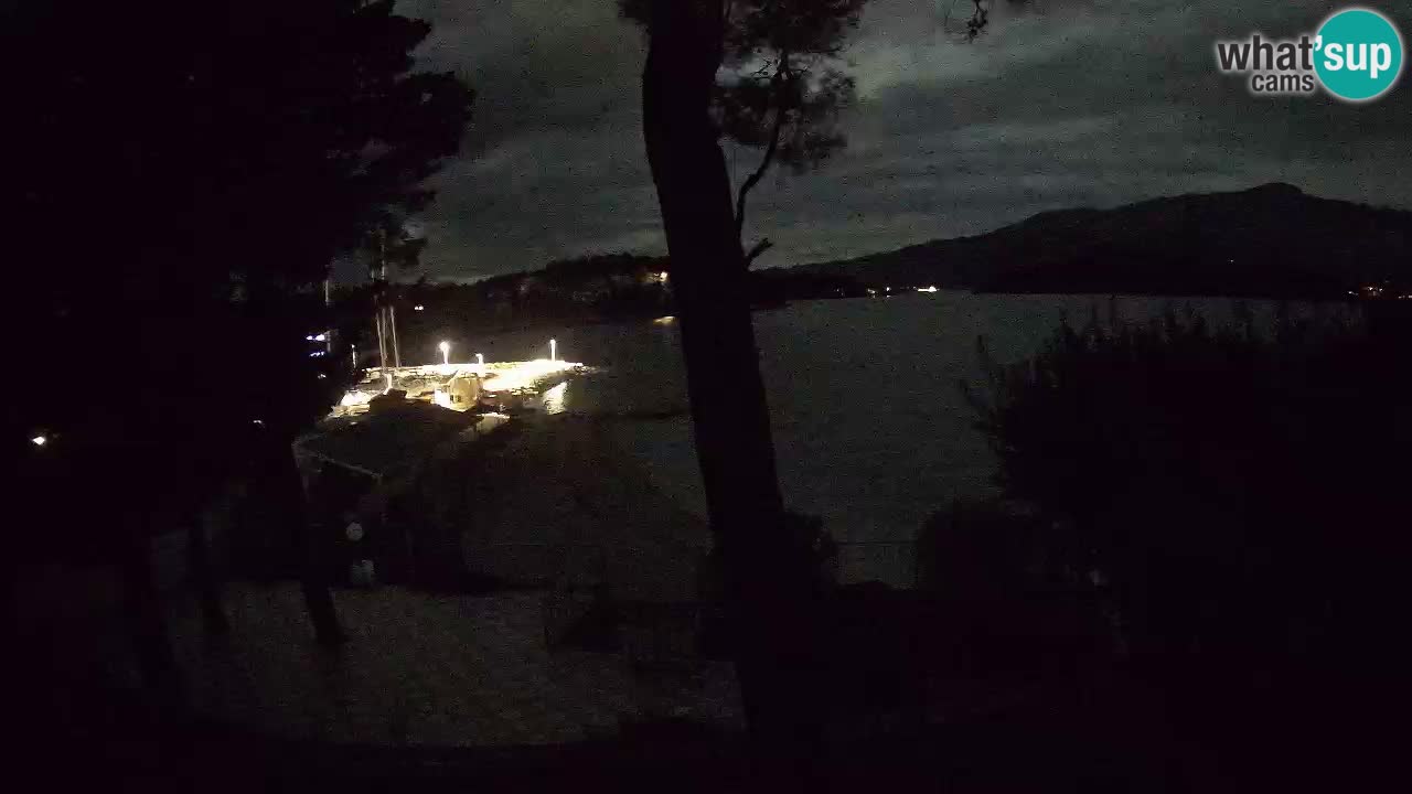 Spletna kamera Lumbarda – Plaža Prvi Žal – Korčula