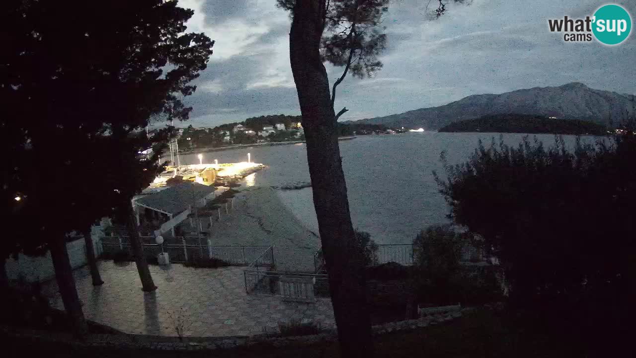Camera en vivo Lumbarda – Playa Prvi Žal – Korčula