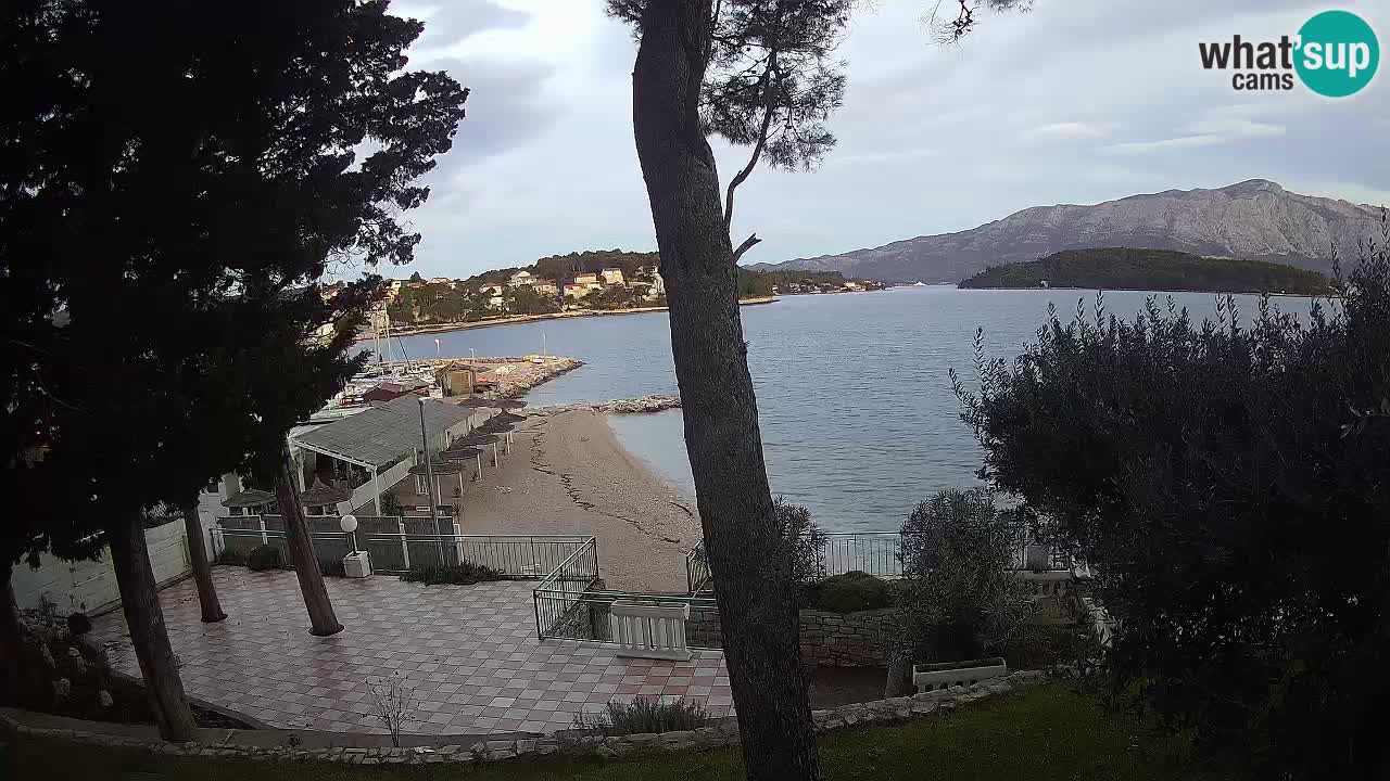 Web kamera Lumbarda – Plaža Prvi Žal – Korčula