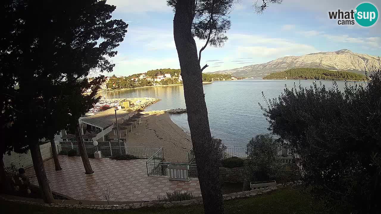 Web kamera Lumbarda – Plaža Prvi Žal – Korčula