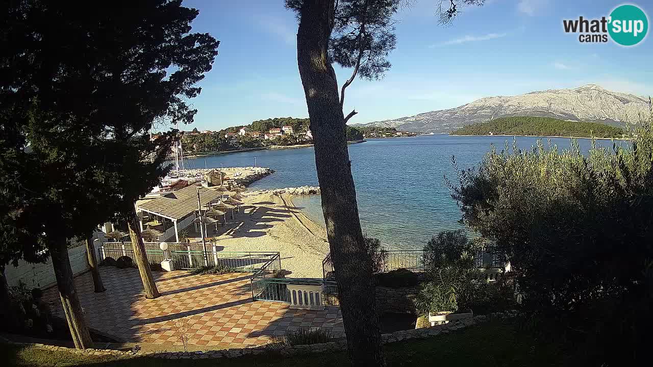 Livecam Lumbarda – Spiaggia Prvi Žal – Korčula