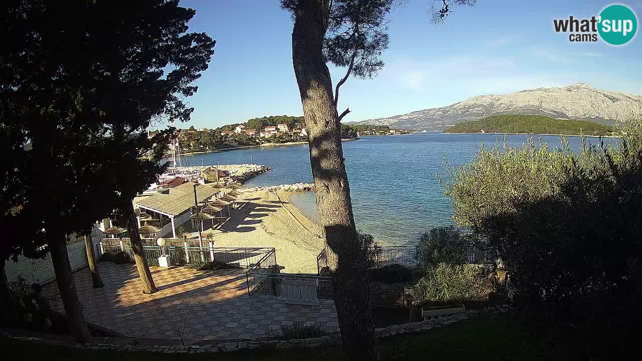 Web kamera Lumbarda – Plaža Prvi Žal – Korčula