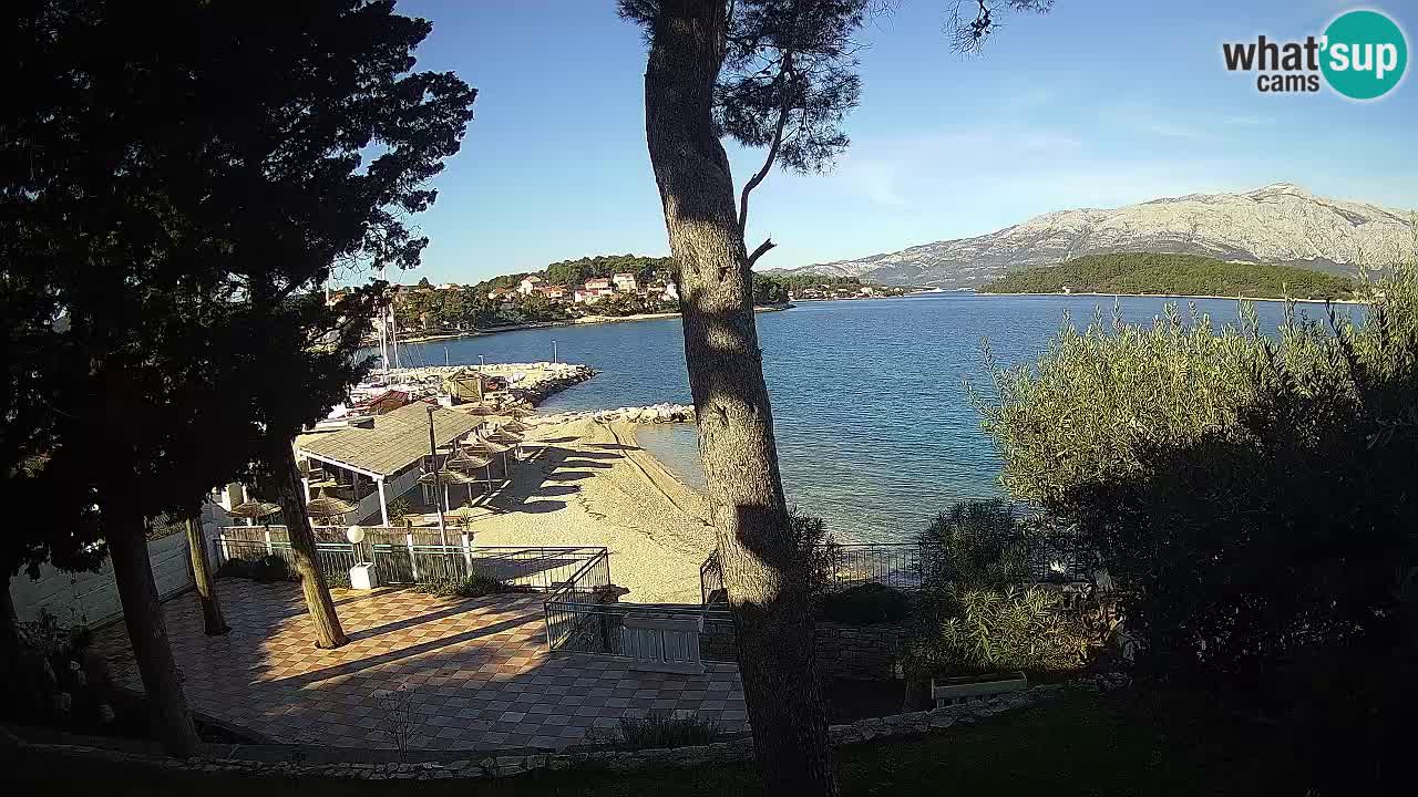 Livecam Lumbarda – Spiaggia Prvi Žal – Korčula