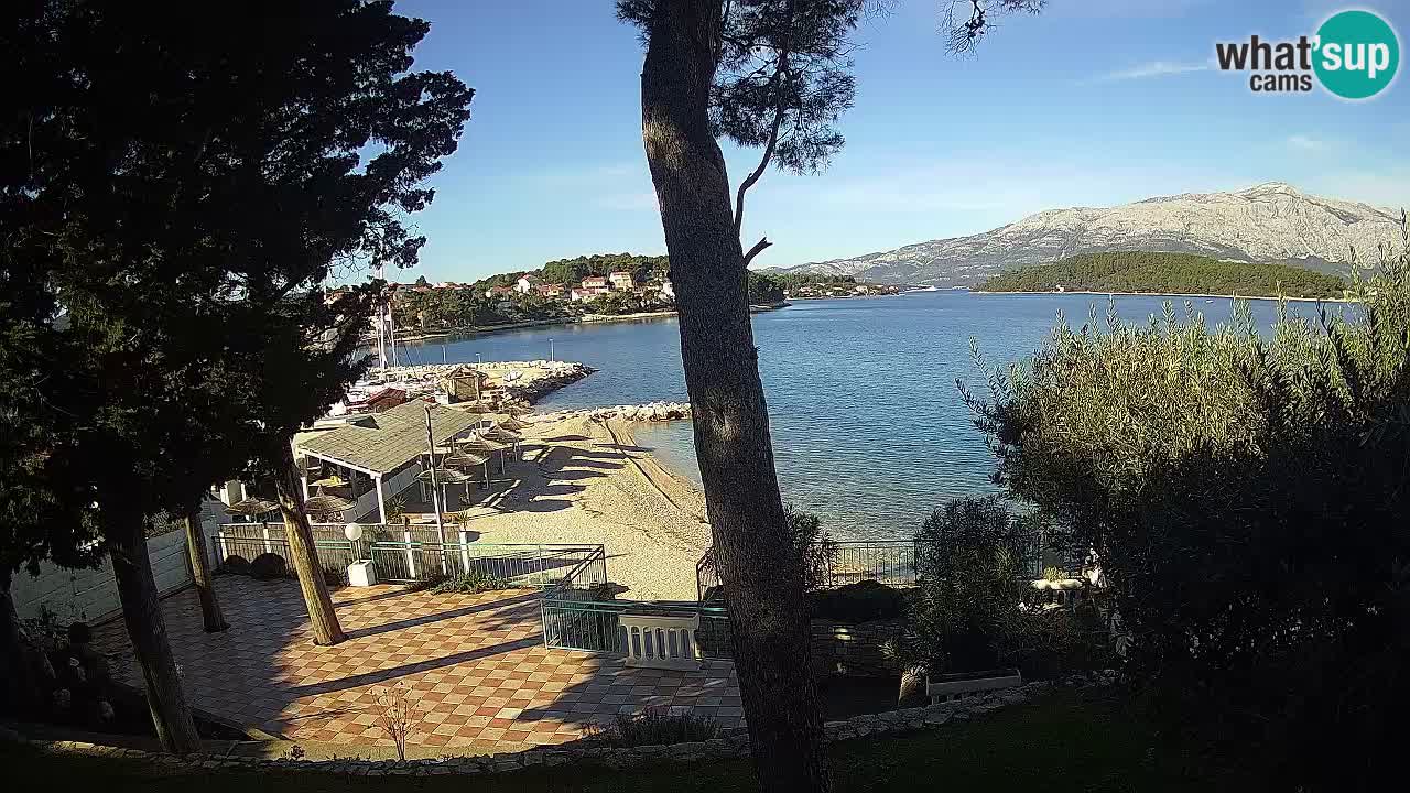 Webcam Lumbarda – Prvi Žal beach – Korčula