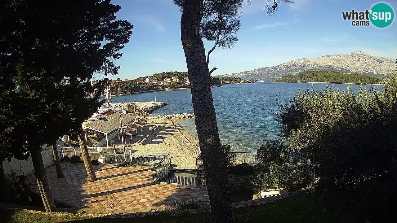 Web kamera Lumbarda – Plaža Prvi Žal – Korčula
