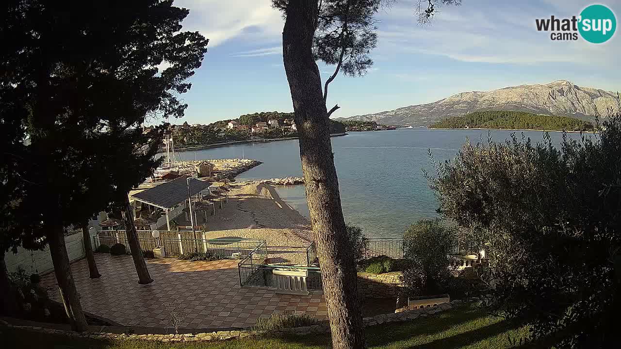 Webcam Lumbarda – Prvi Žal Strand – Korčula