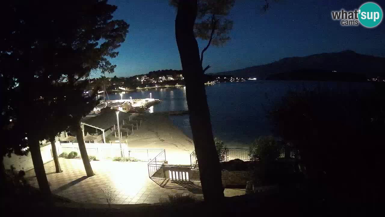 Web kamera Lumbarda – Plaža Prvi Žal – Korčula