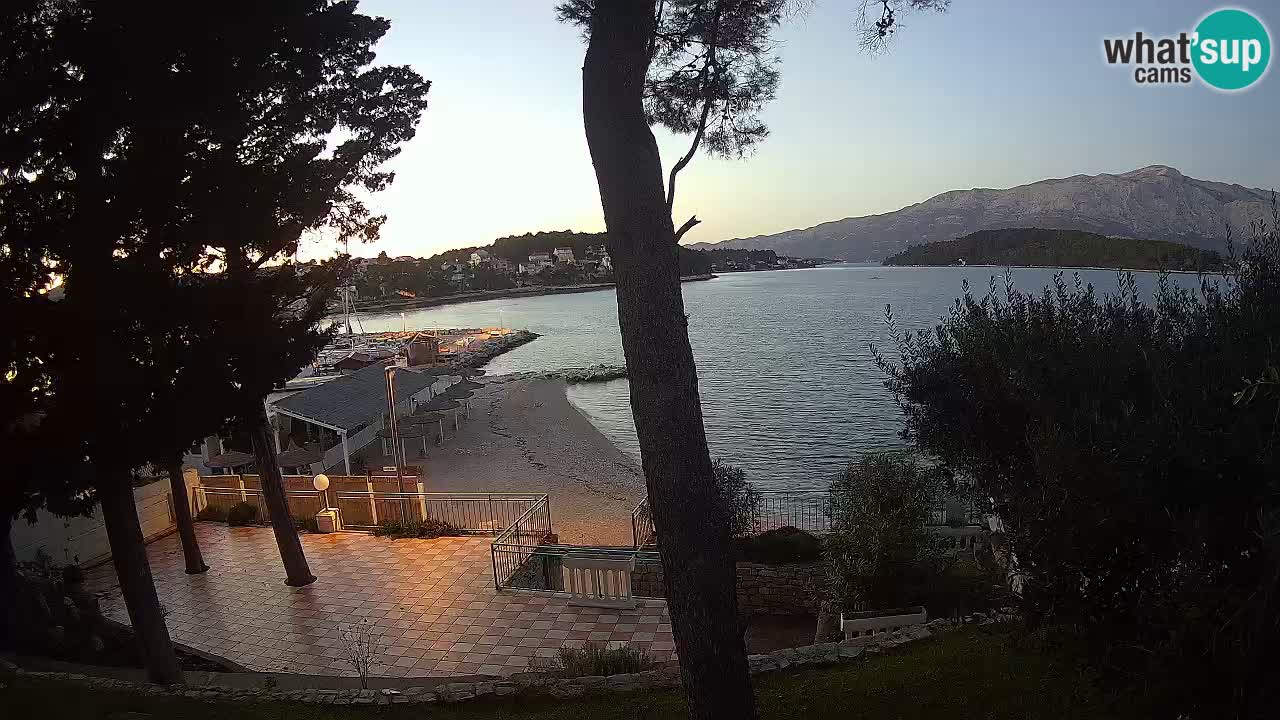 Webcam Lumbarda – Prvi Žal beach – Korčula