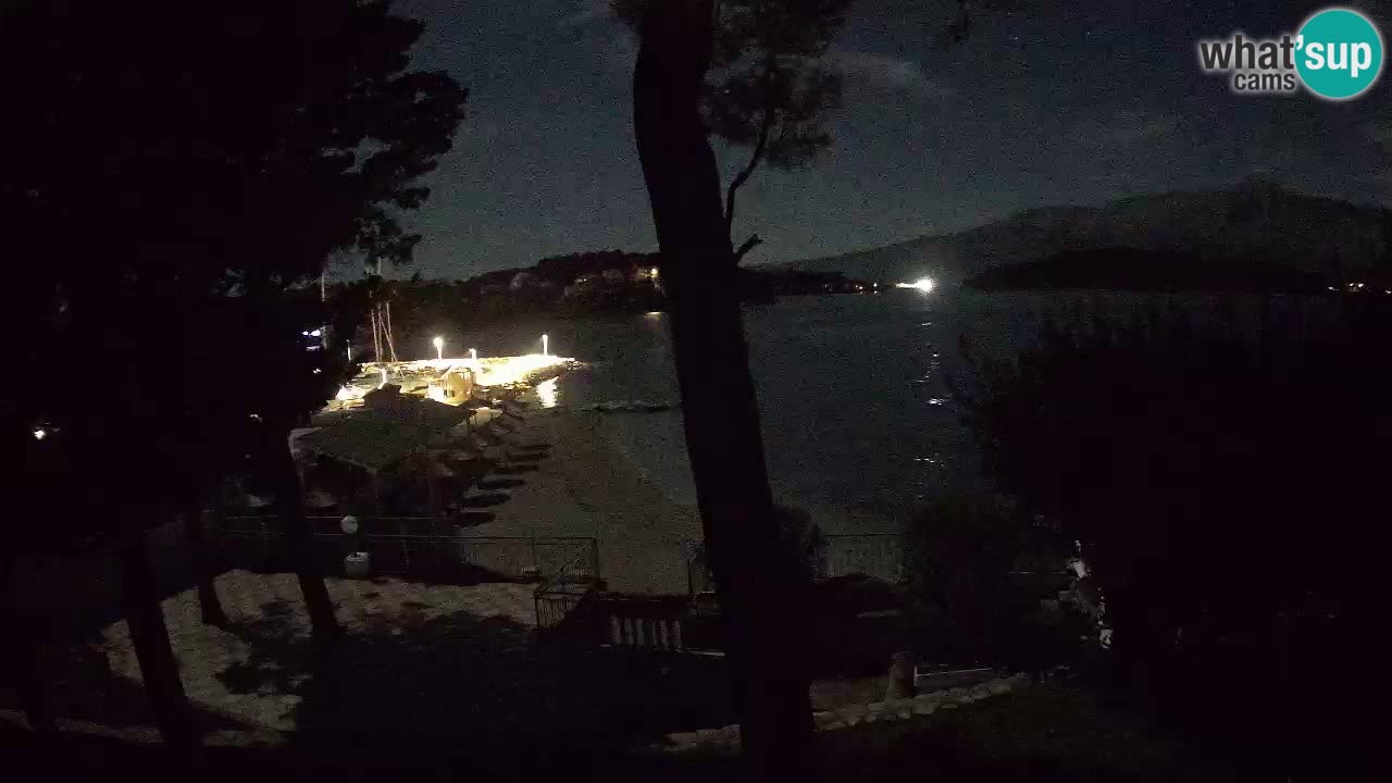 Webcam live Lumbarda – Plage Prvi Žal – Korčula