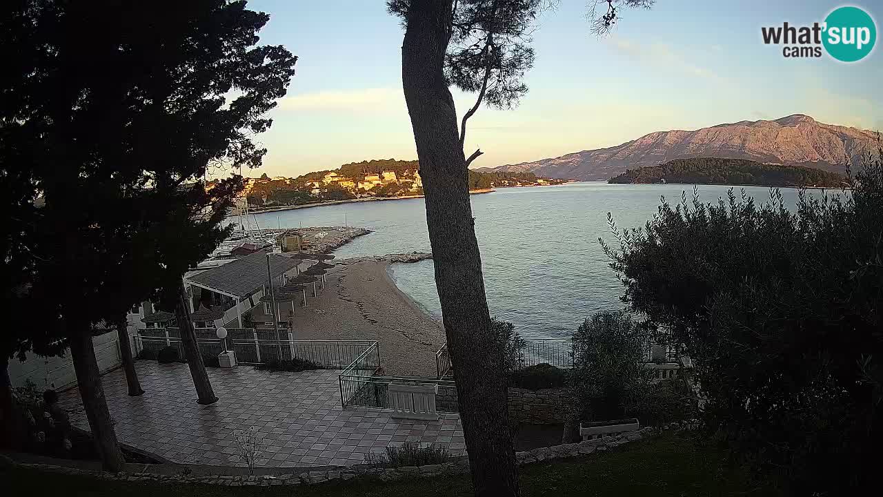 Webcam Lumbarda – Prvi Žal beach – Korčula