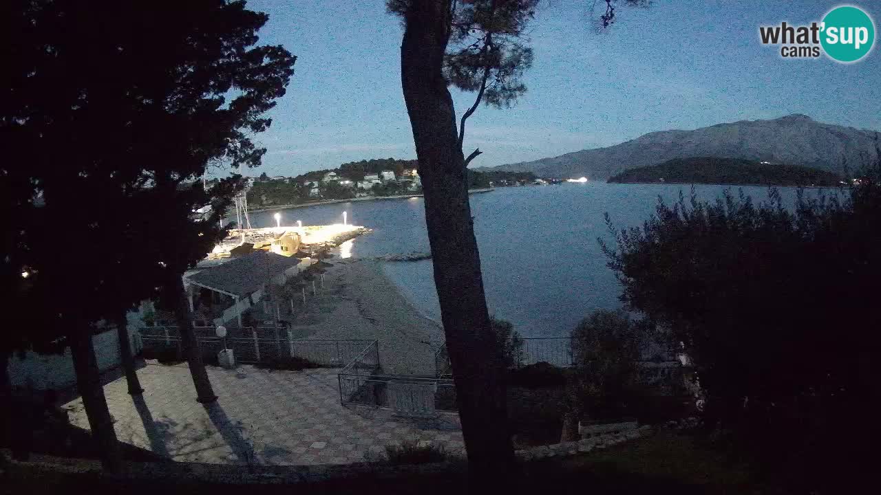Webcam Lumbarda – Prvi Žal beach – Korčula