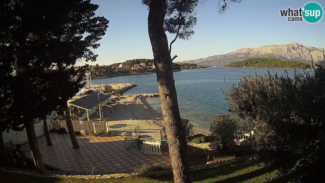 Webcam Lumbarda – Prvi Žal beach – Korčula