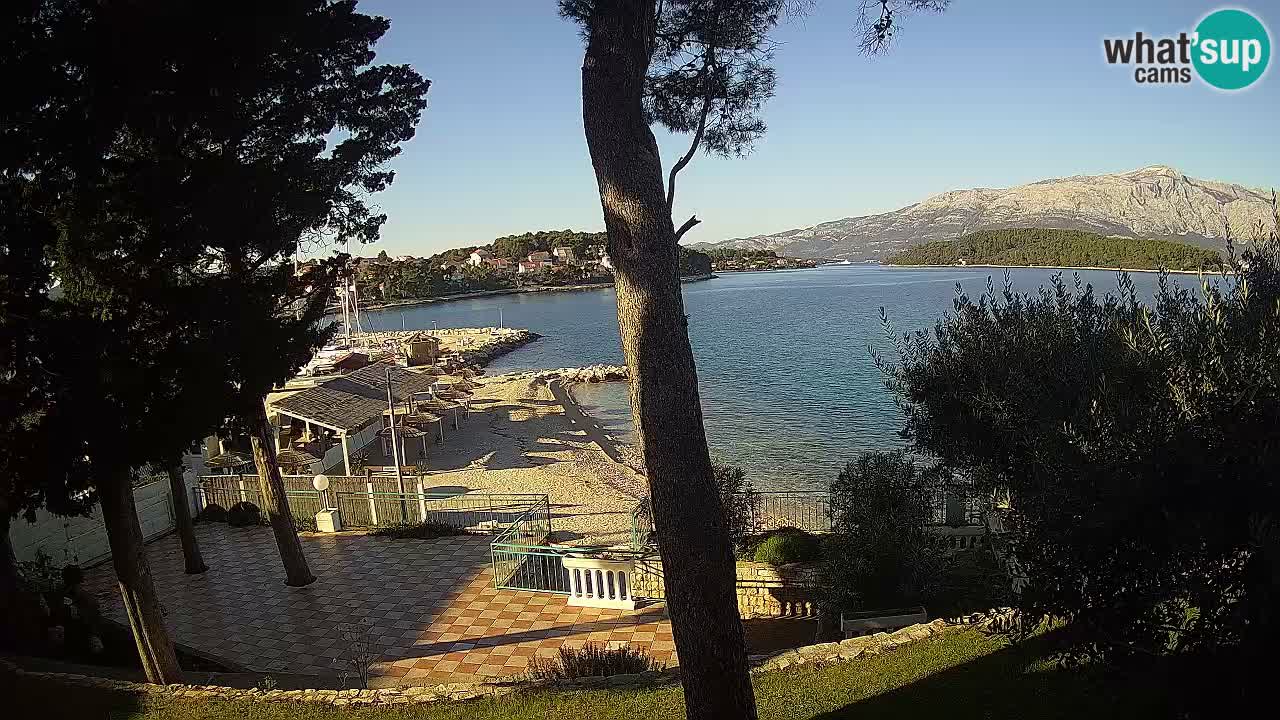Webcam Lumbarda – Prvi Žal beach – Korčula