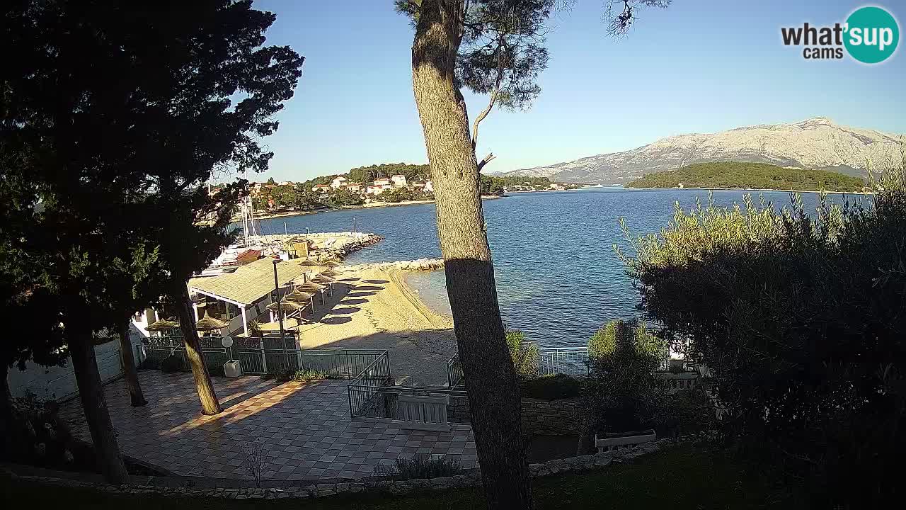 Web kamera Lumbarda – Plaža Prvi Žal – Korčula