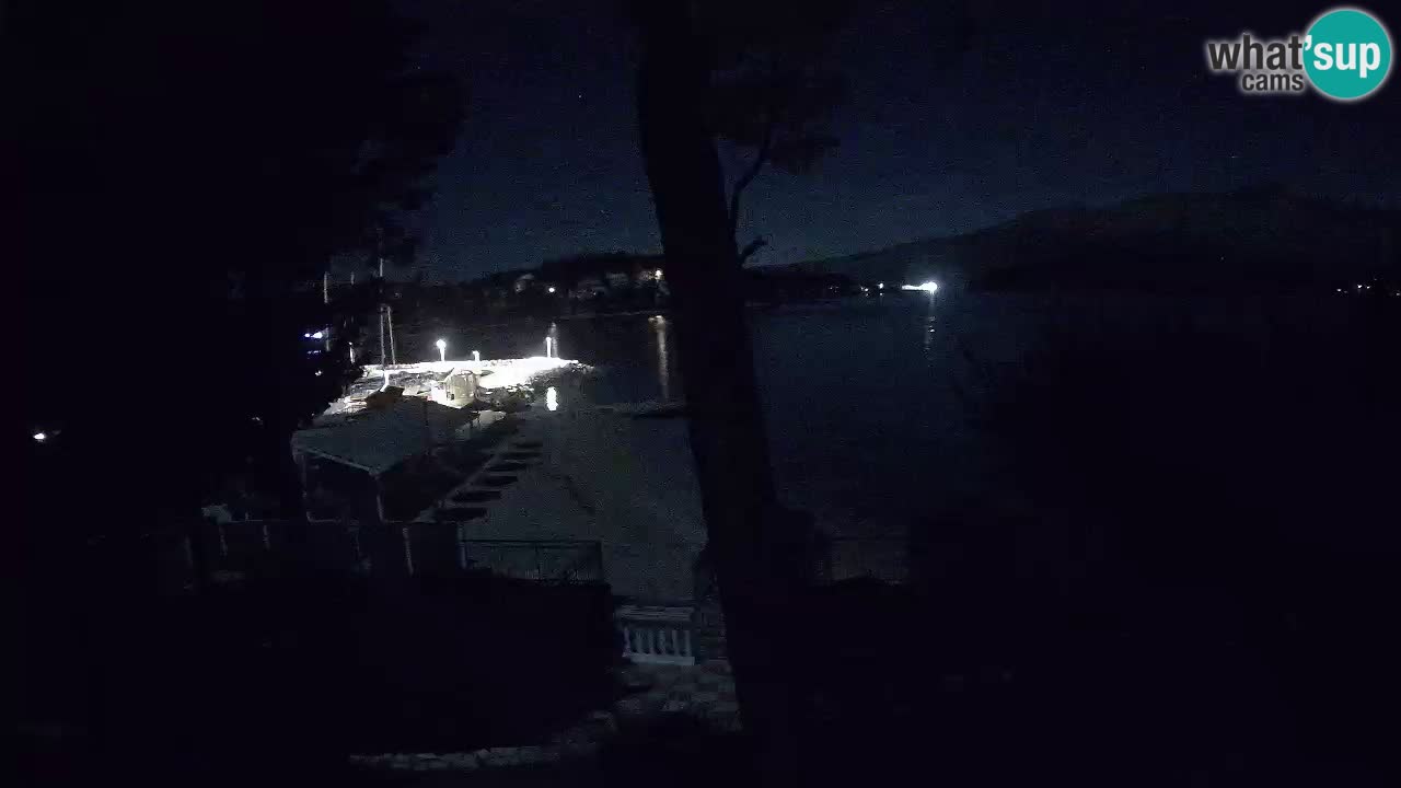 Livecam Lumbarda – Spiaggia Prvi Žal – Korčula