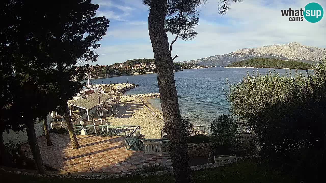 Camera en vivo Lumbarda – Playa Prvi Žal – Korčula