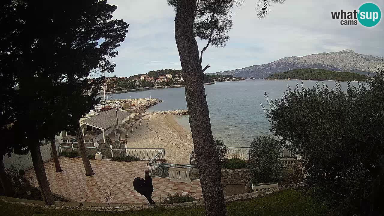 Webcam Lumbarda – Prvi Žal beach – Korčula
