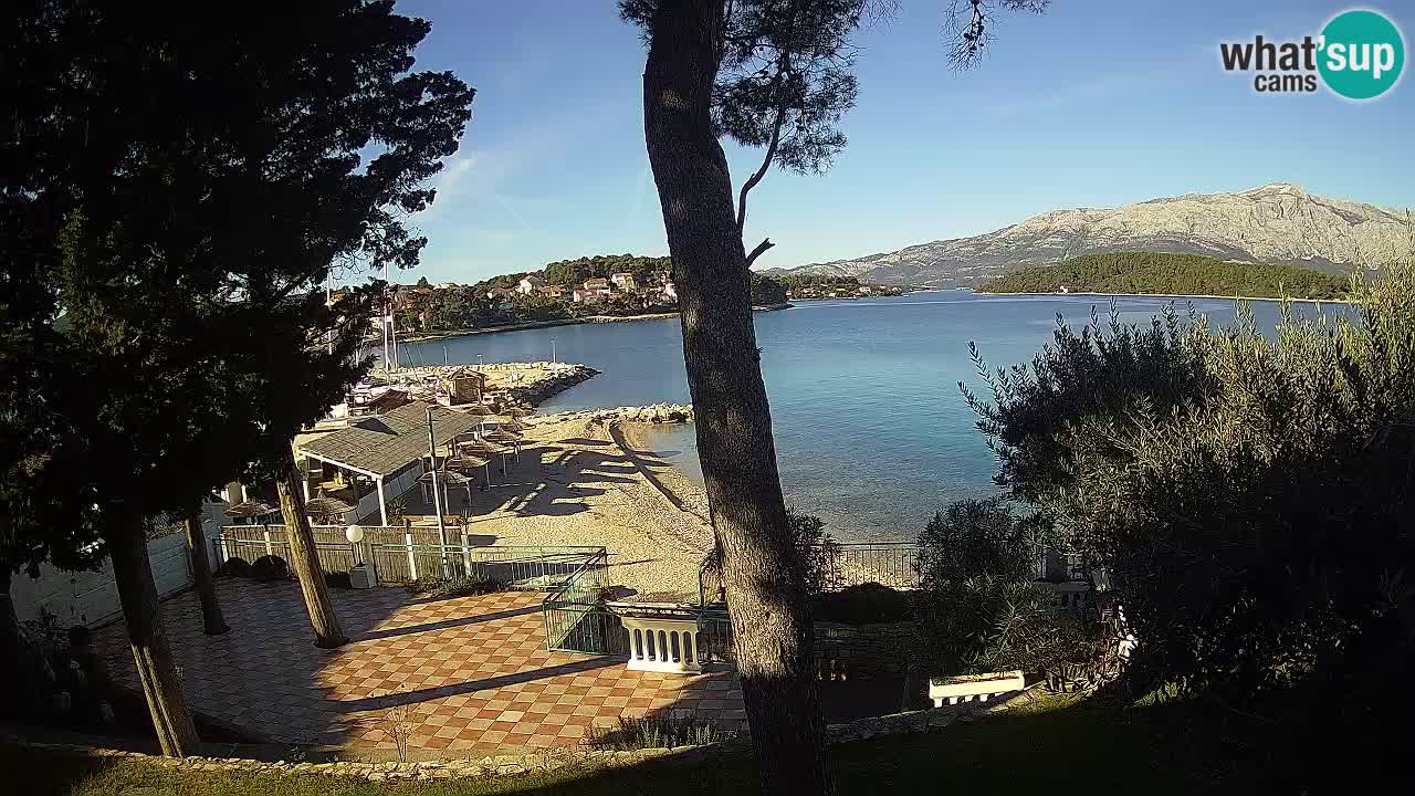 Camera en vivo Lumbarda – Playa Prvi Žal – Korčula