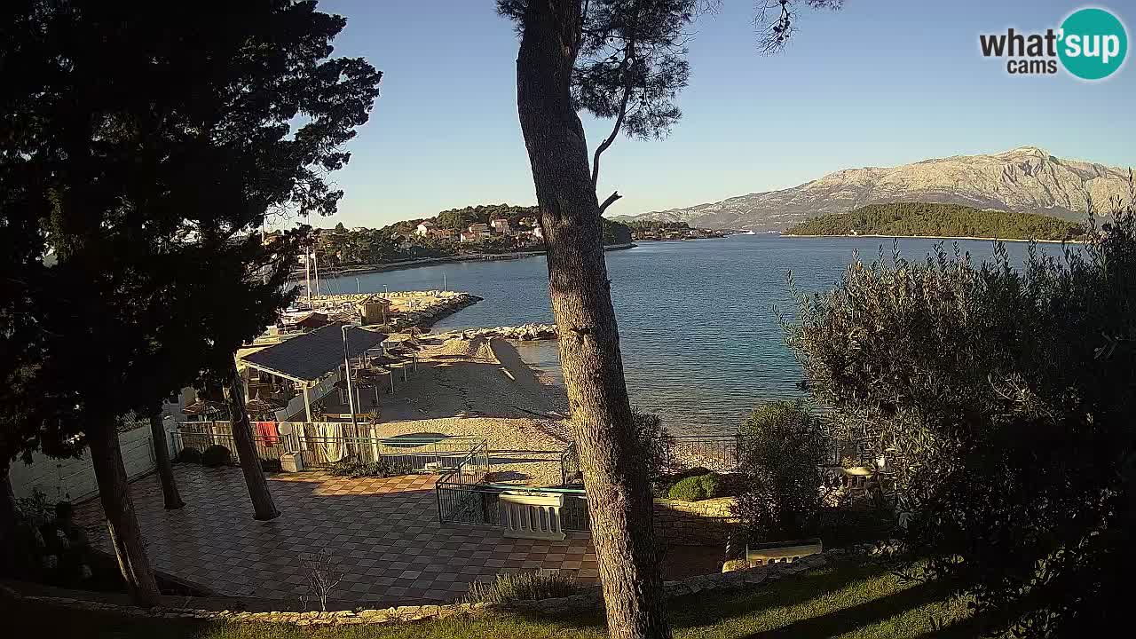 Webcam Lumbarda – Prvi Žal beach – Korčula