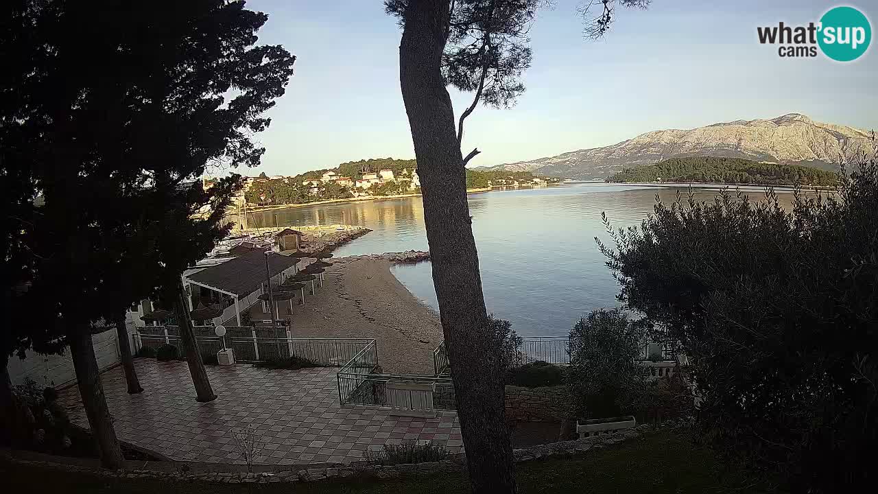 Webcam Lumbarda – Prvi Žal beach – Korčula