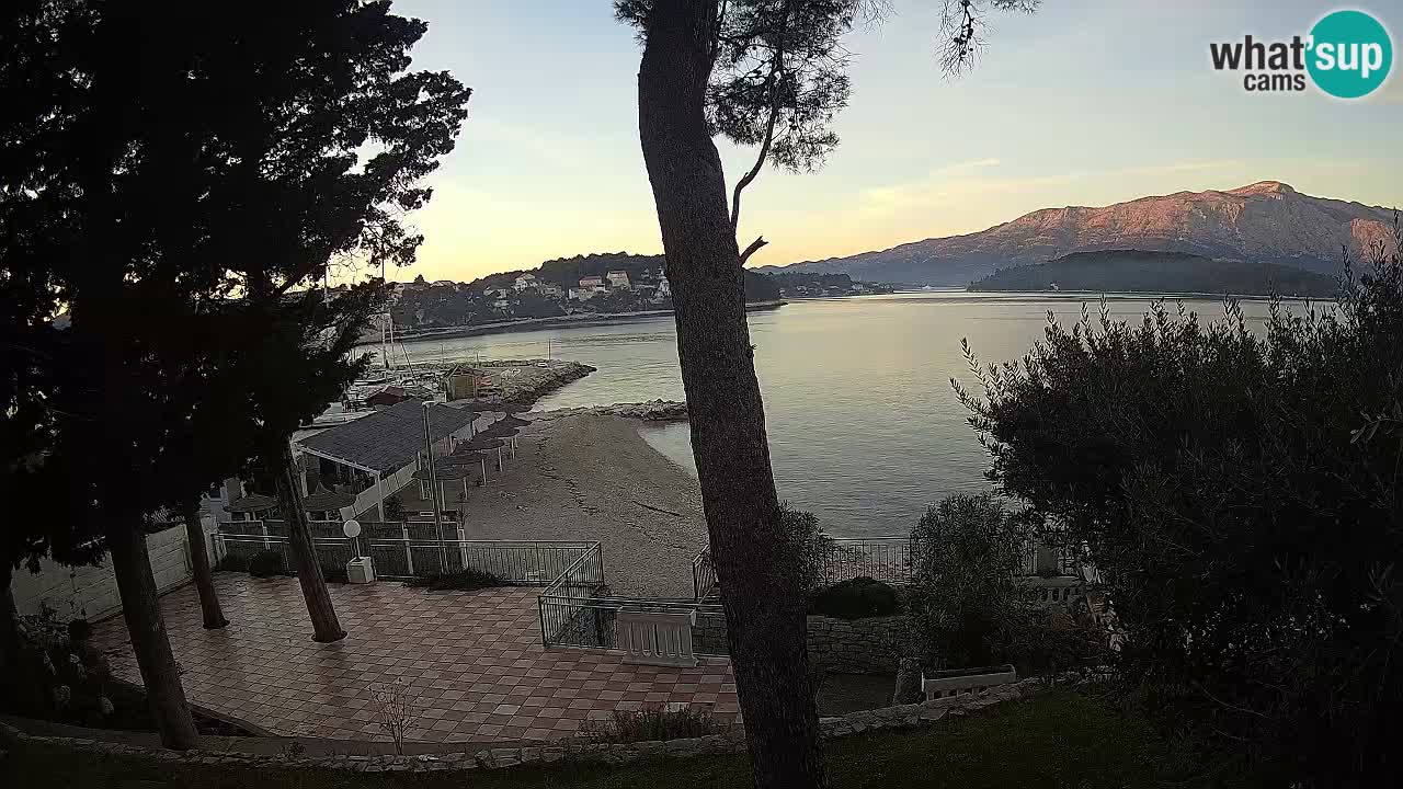 Webcam Lumbarda – Prvi Žal beach – Korčula