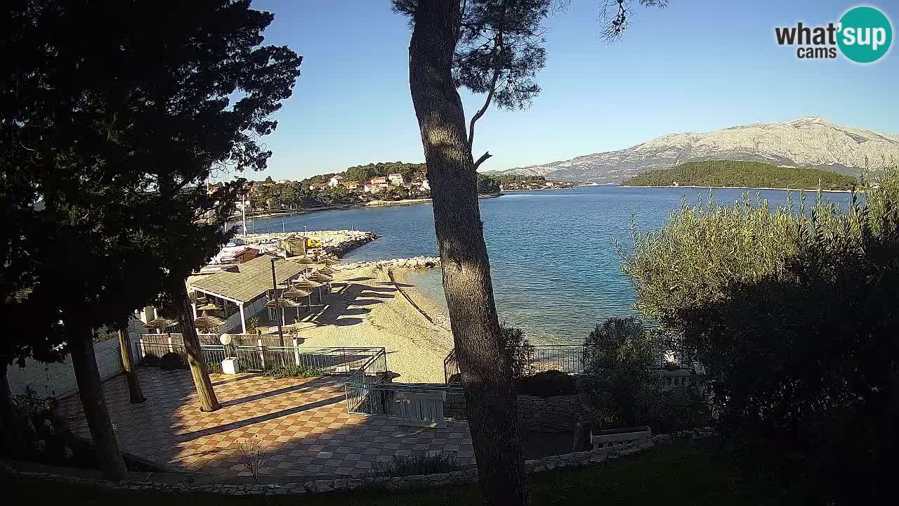 Web kamera Lumbarda – Plaža Prvi Žal – Korčula