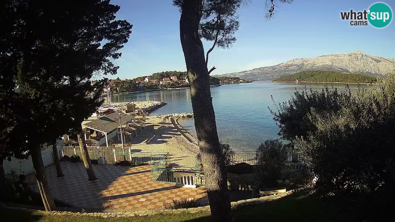 Camera en vivo Lumbarda – Playa Prvi Žal – Korčula