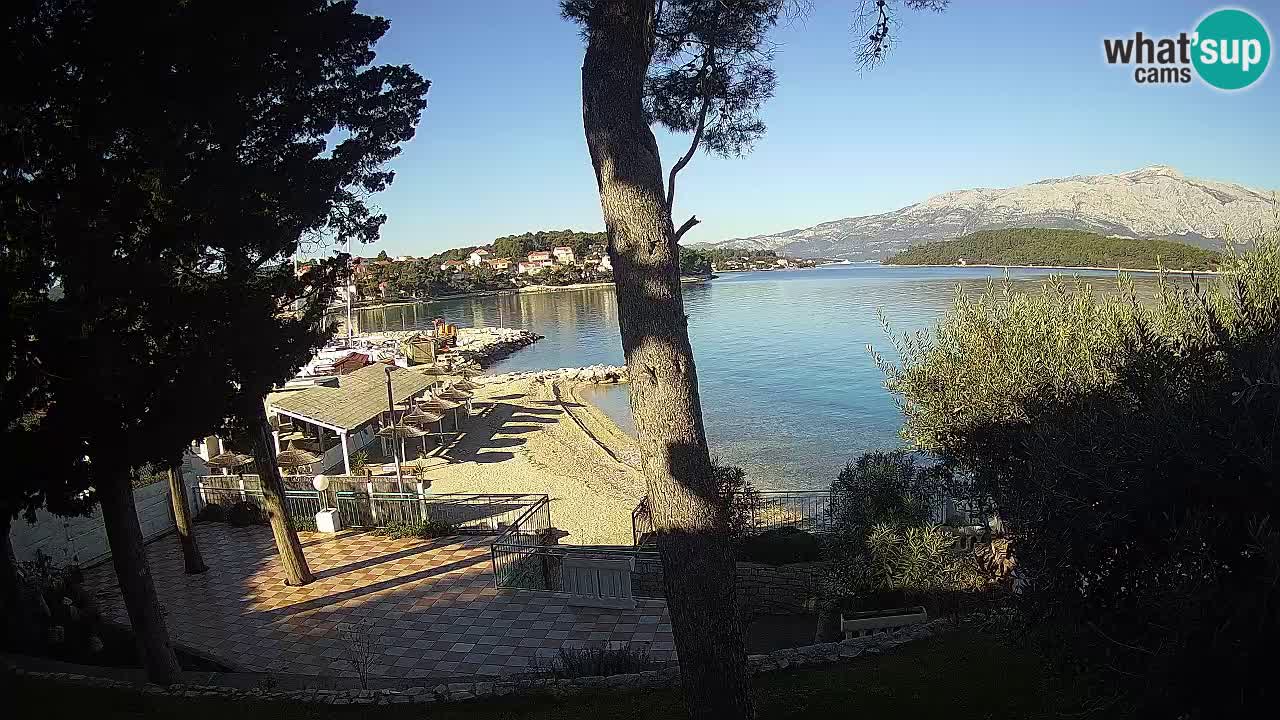Webcam Lumbarda – Prvi Žal beach – Korčula