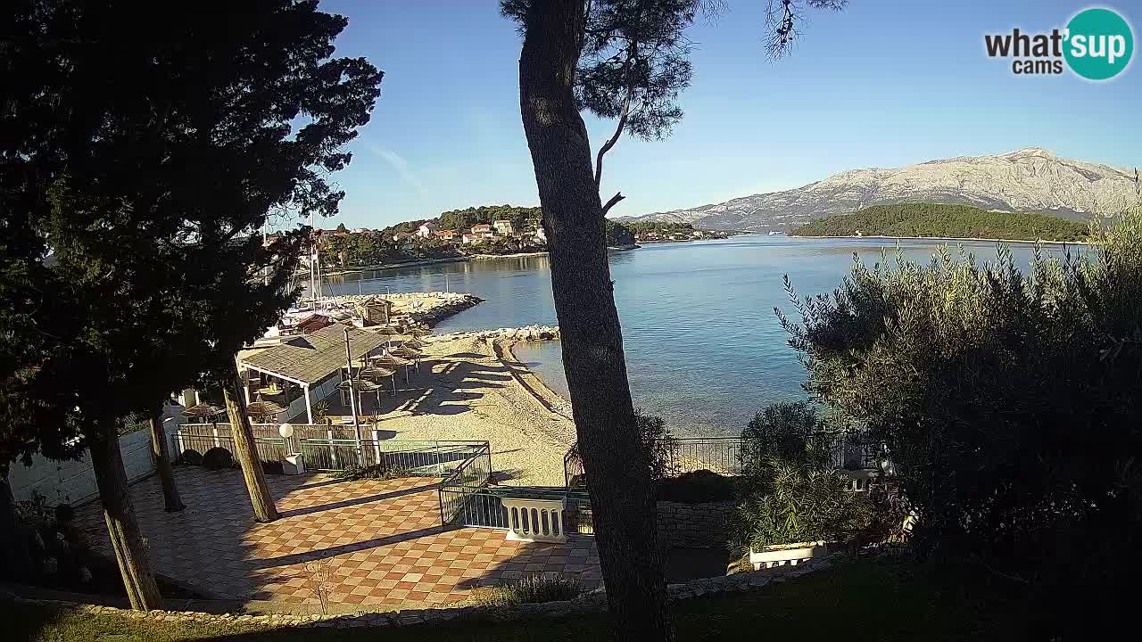 Livecam Lumbarda – Spiaggia Prvi Žal – Korčula