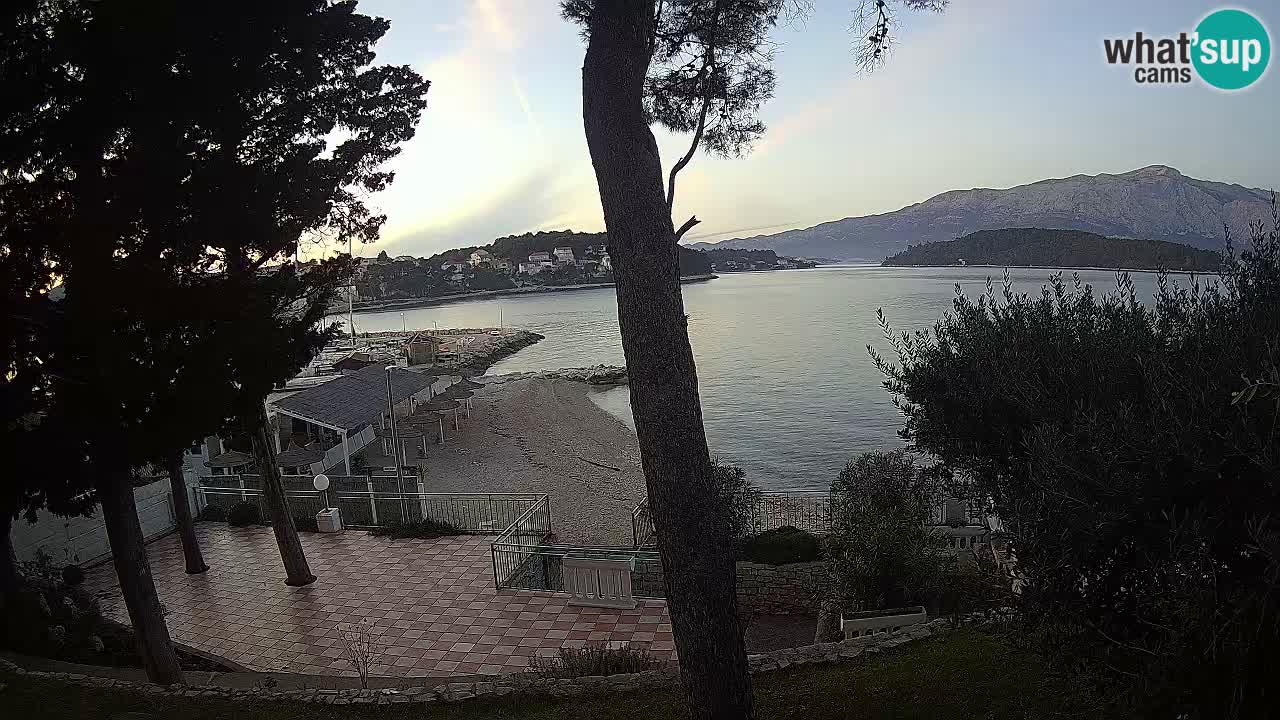 Livecam Lumbarda – Spiaggia Prvi Žal – Korčula