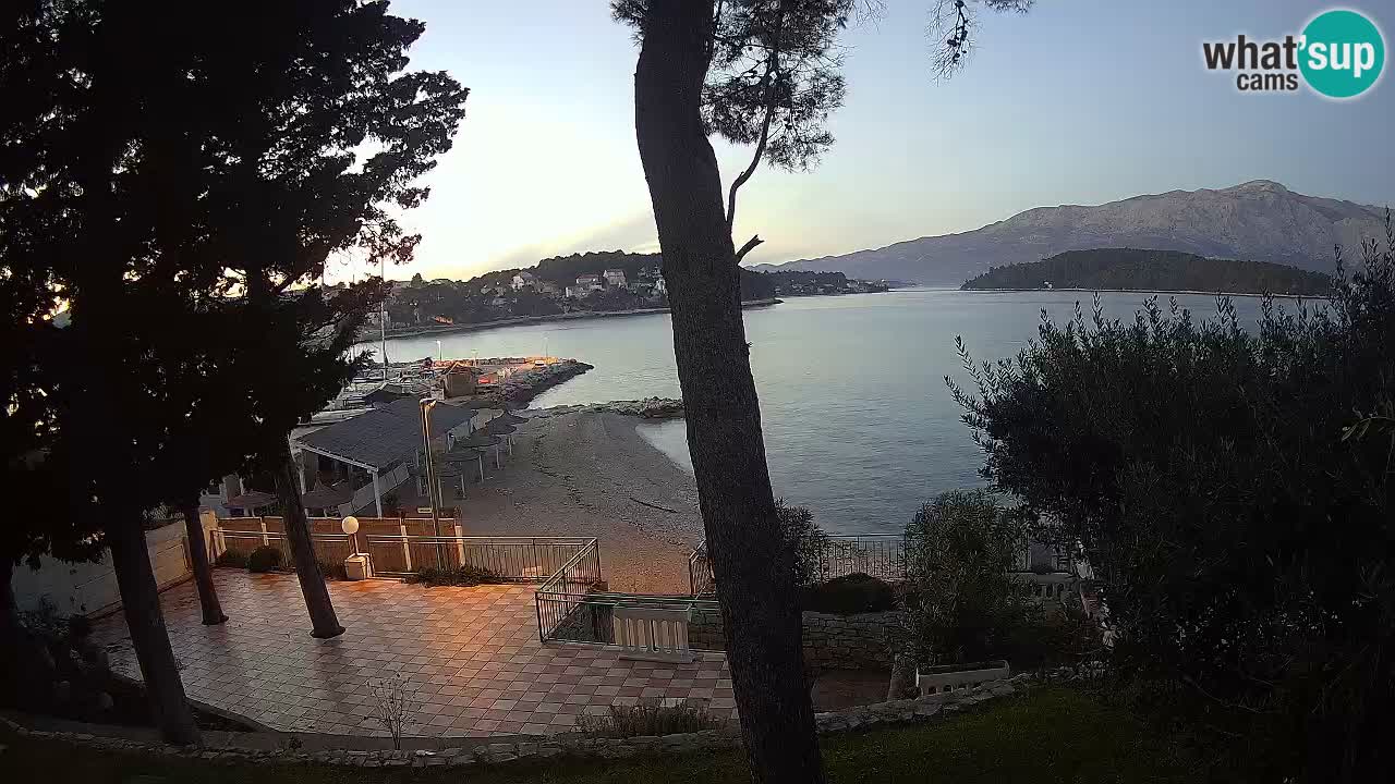Web kamera Lumbarda – Plaža Prvi Žal – Korčula