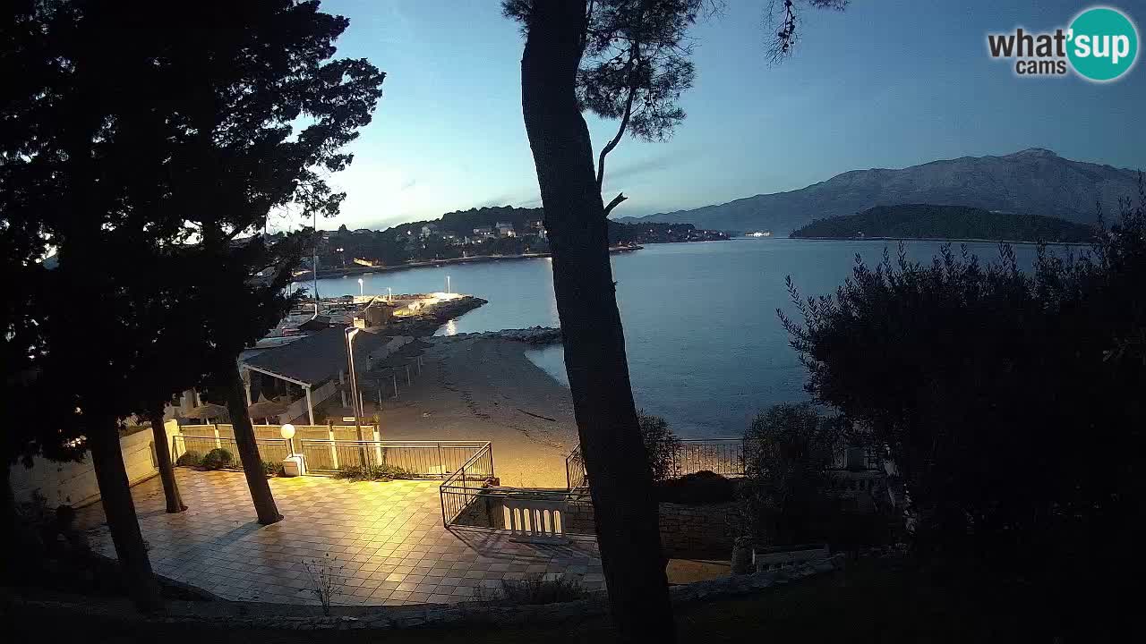 Webcam Lumbarda – Prvi Žal beach – Korčula