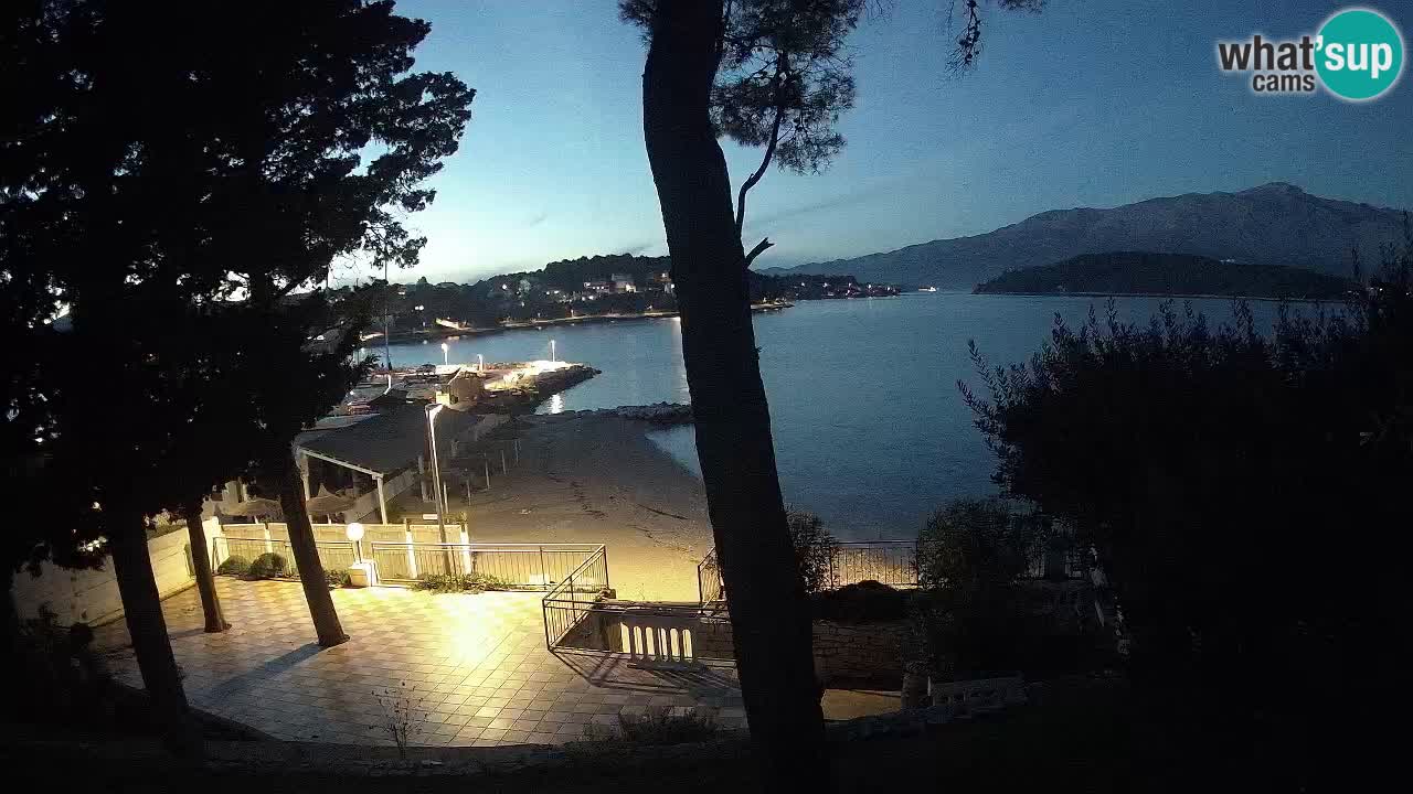 Camera en vivo Lumbarda – Playa Prvi Žal – Korčula