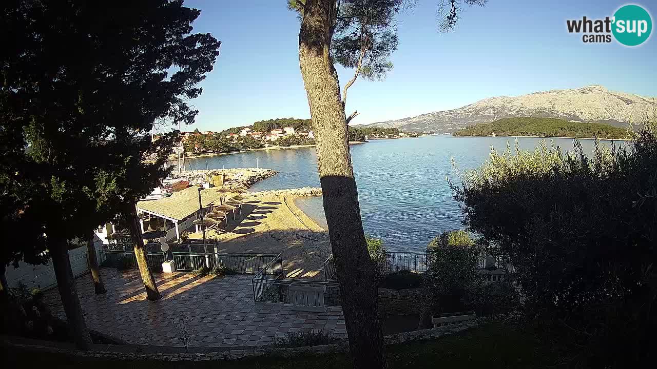 Webcam Lumbarda – Prvi Žal beach – Korčula