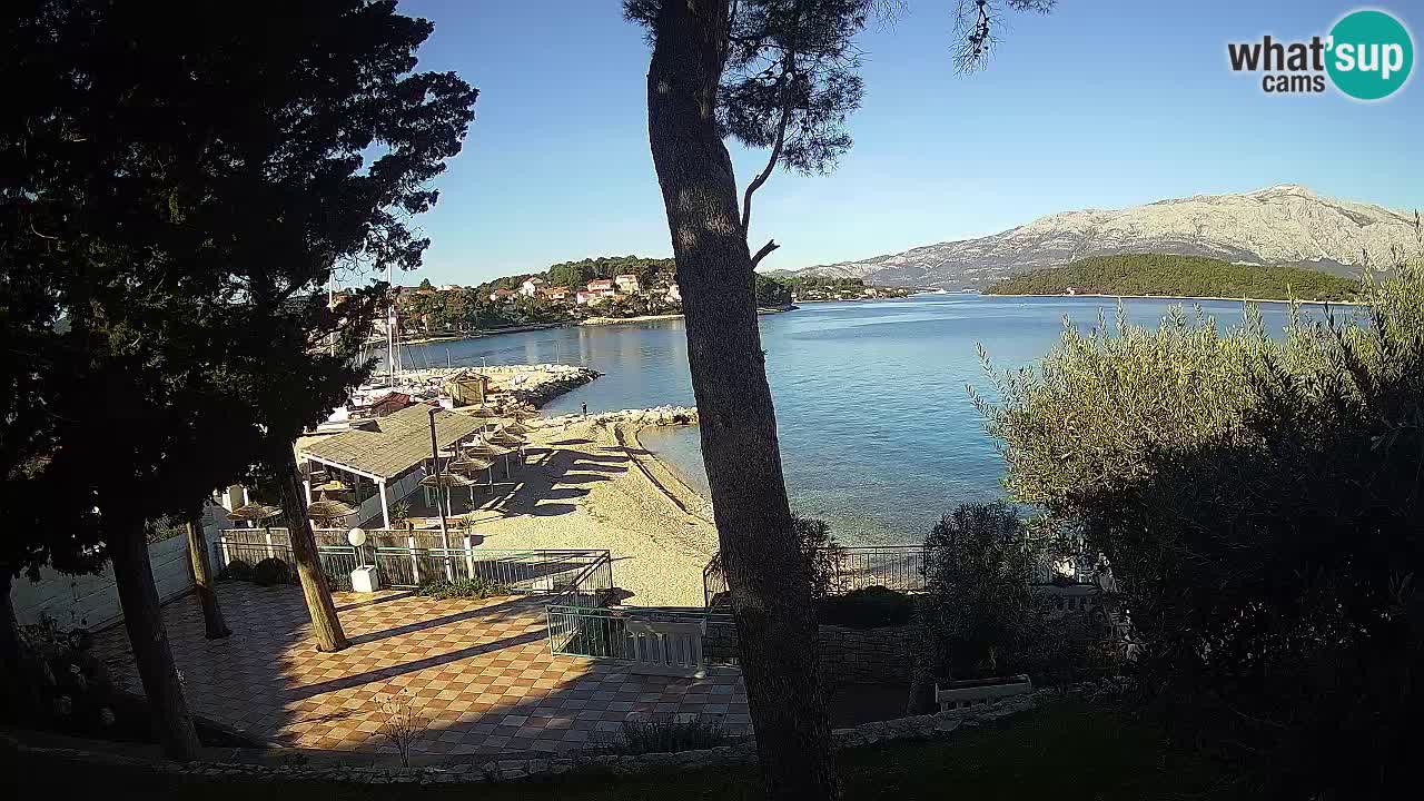 Webcam Lumbarda – Prvi Žal beach – Korčula