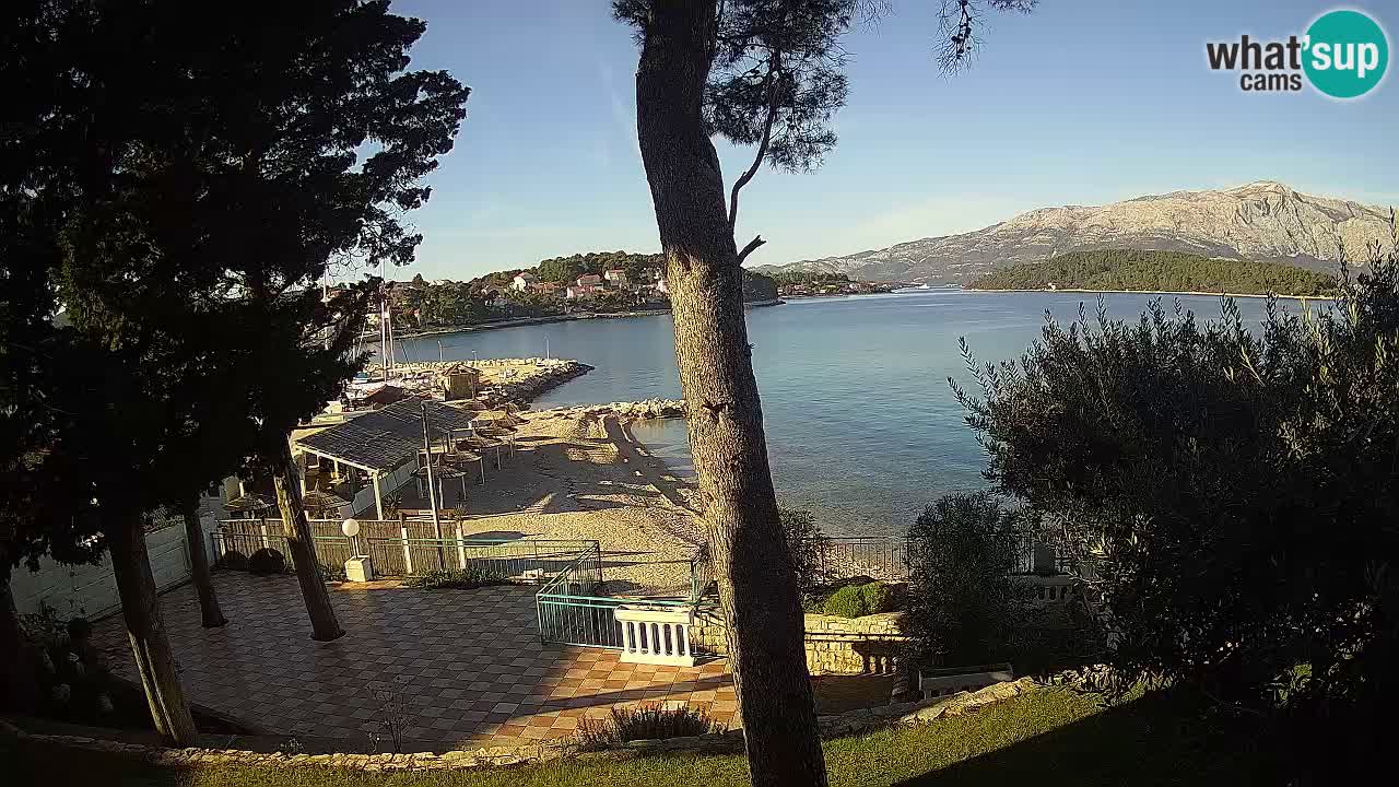Webcam Lumbarda – Prvi Žal beach – Korčula
