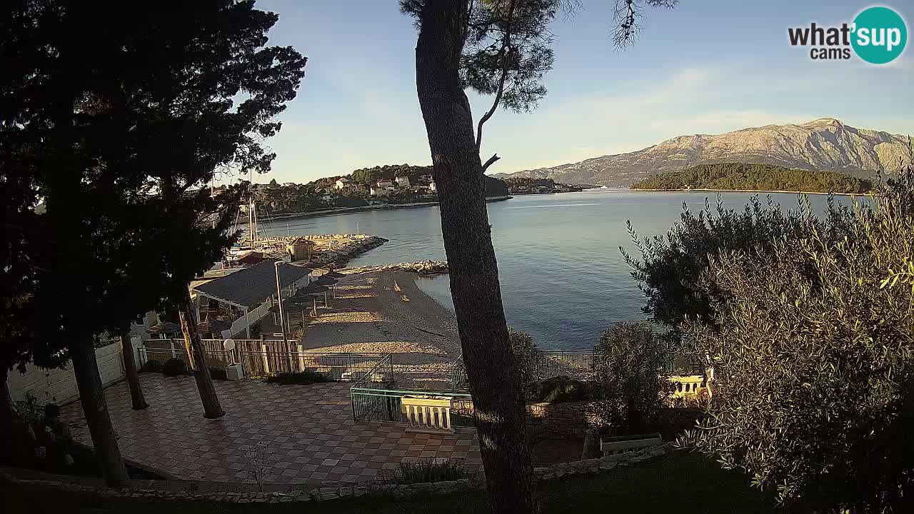Webcam Lumbarda – Prvi Žal beach – Korčula