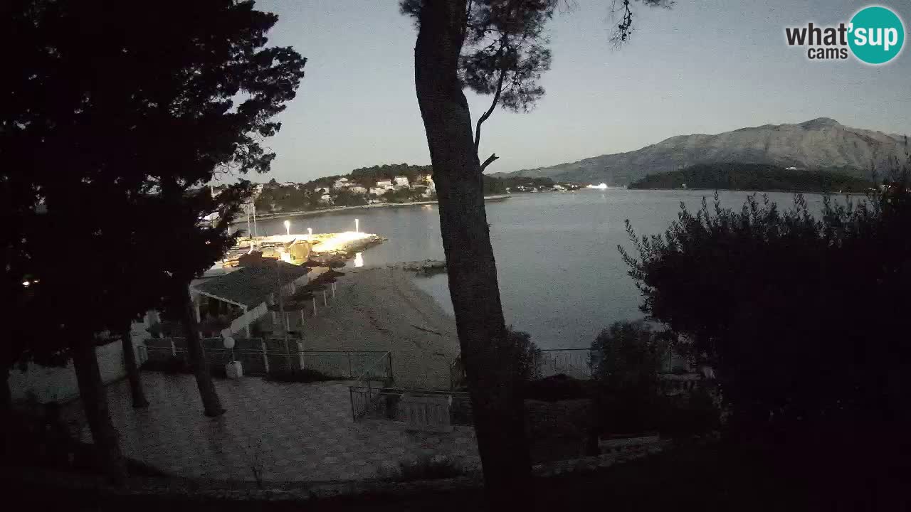 Webcam Lumbarda – Prvi Žal beach – Korčula