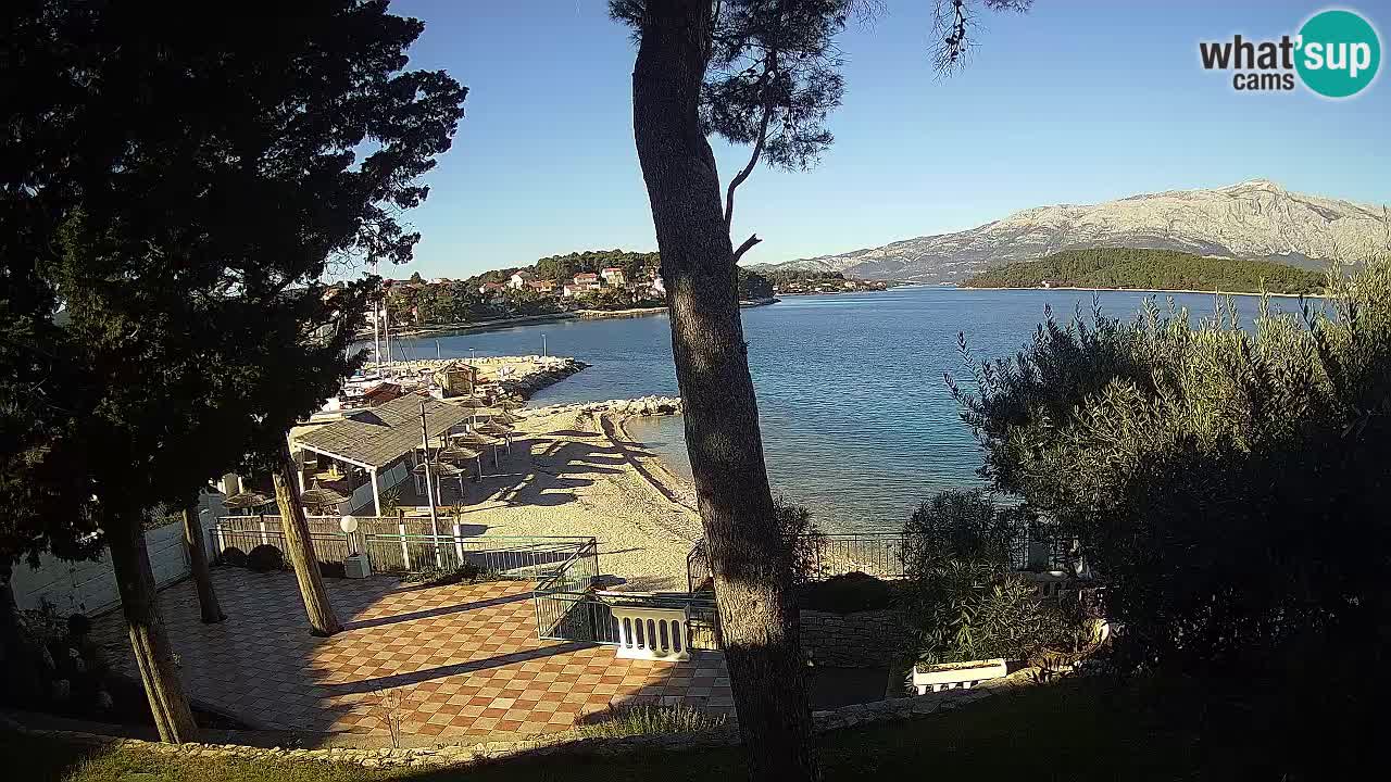 Livecam Lumbarda – Spiaggia Prvi Žal – Korčula