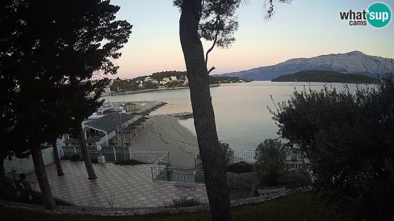 Livecam Lumbarda – Spiaggia Prvi Žal – Korčula