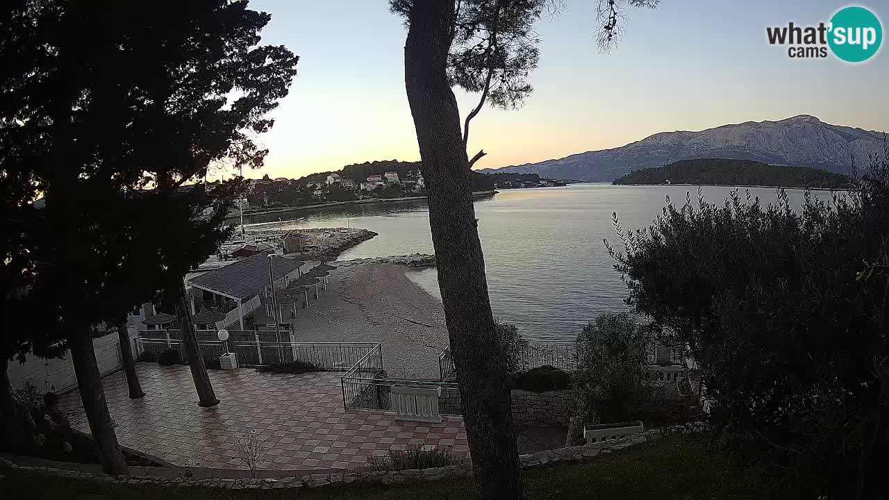 Camera en vivo Lumbarda – Playa Prvi Žal – Korčula