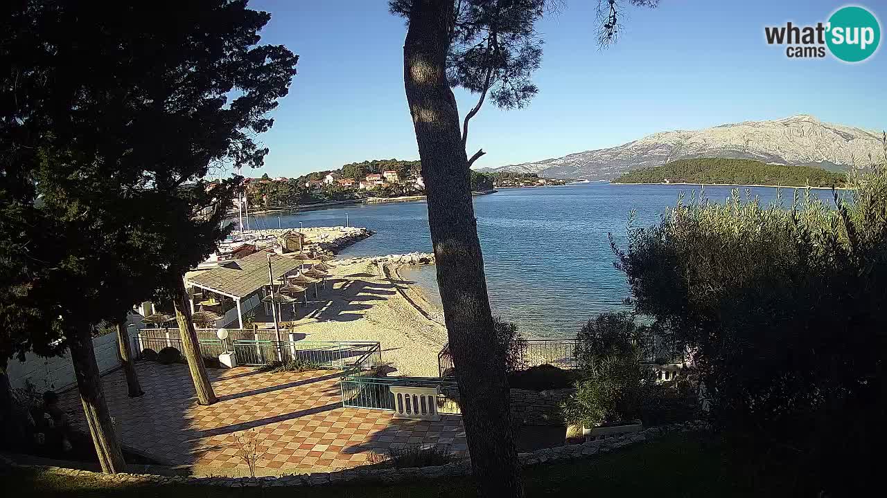 Webcam live Lumbarda – Plage Prvi Žal – Korčula