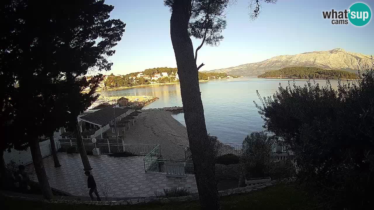Web kamera Lumbarda – Plaža Prvi Žal – Korčula