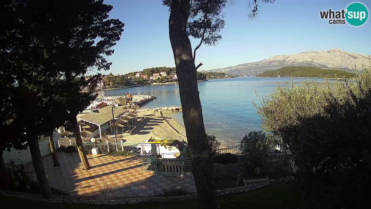 Camera en vivo Lumbarda – Playa Prvi Žal – Korčula