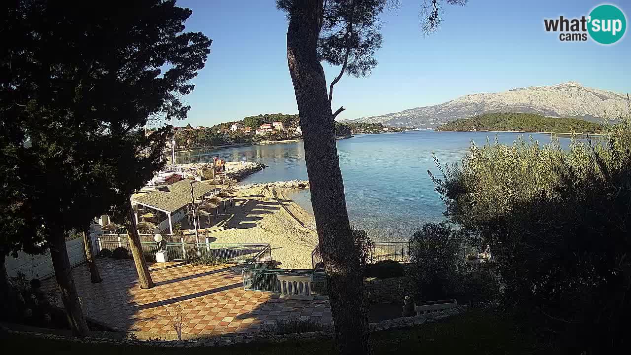 Web kamera Lumbarda – Plaža Prvi Žal – Korčula