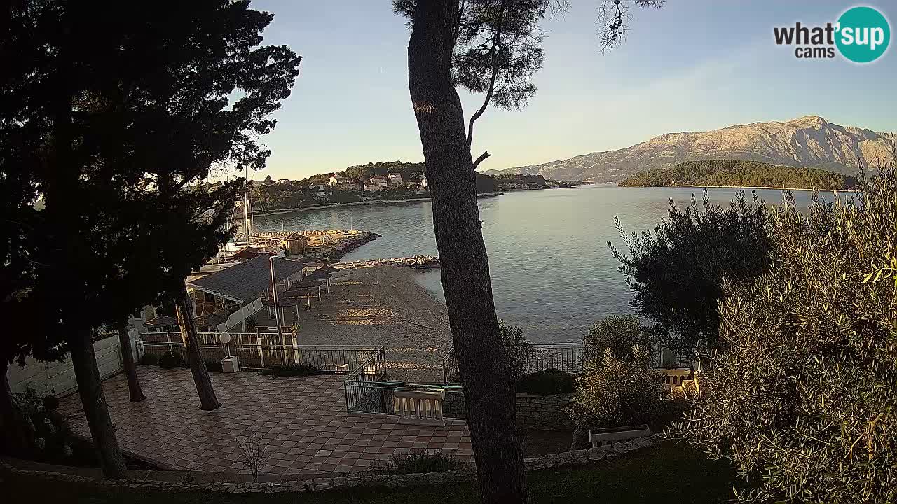 Camera en vivo Lumbarda – Playa Prvi Žal – Korčula