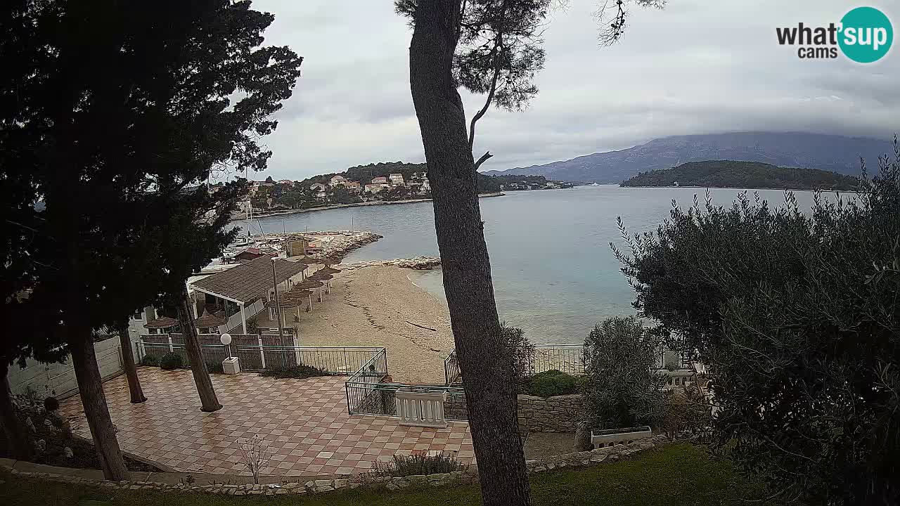 Camera en vivo Lumbarda – Playa Prvi Žal – Korčula