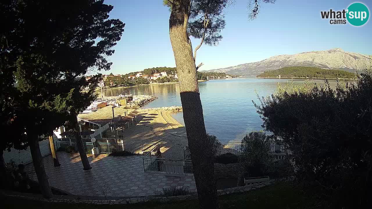 Livecam Lumbarda – Spiaggia Prvi Žal – Korčula