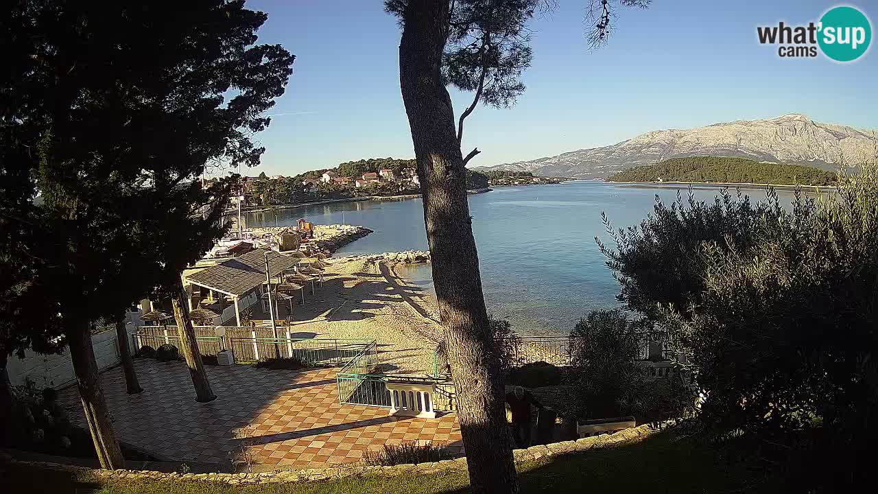 Web kamera Lumbarda – Plaža Prvi Žal – Korčula